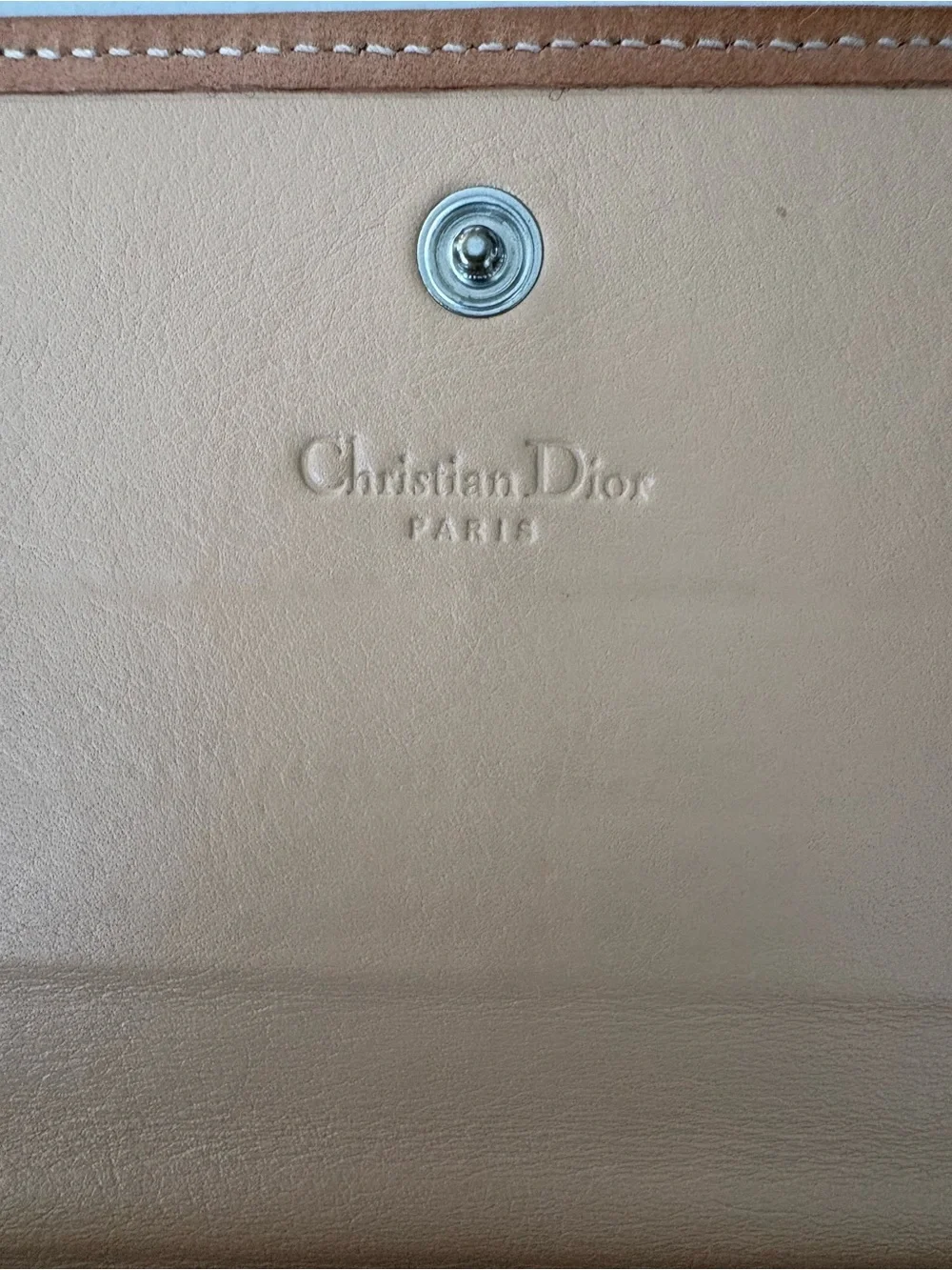 Dior continental wallet